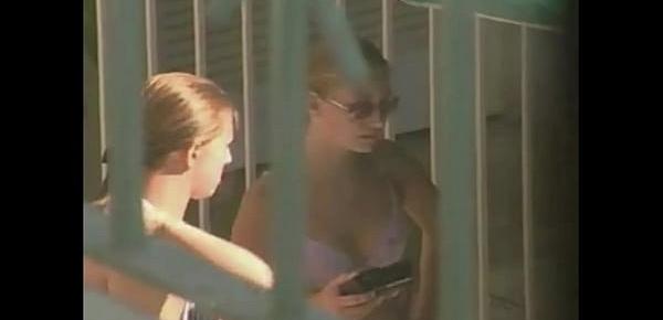  Teen Tatiana Caught in Public in Underwear on Hidden Camera